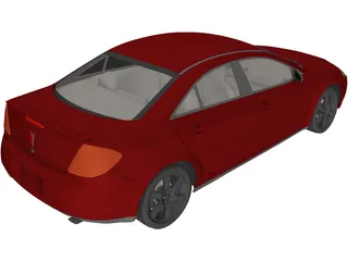 Pontiac G6 3D Model preview