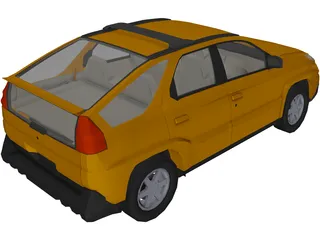 Pontiac Aztec 3D Model preview