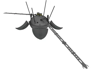 Luna 13 Moon Probe 3D Model preview