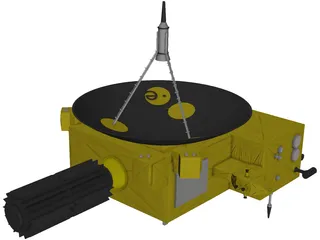 Ulysses ESA Sun Probe 3D Model preview