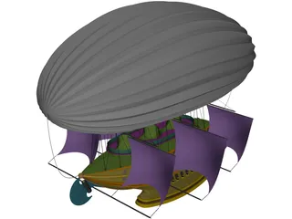 Flying Dutchman 3D Model preview