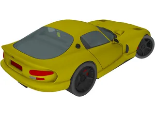 Dodge Viper 3D Model preview