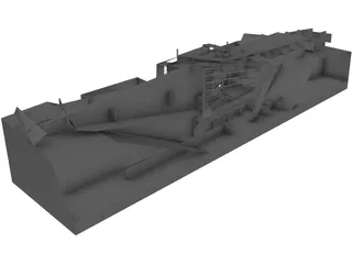 Organic Building Design 3D Model preview