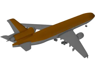 McDonnell Douglas MD-11 3D Model preview