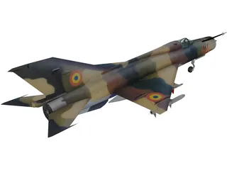 MiG-21 LanceR C 3D Model preview