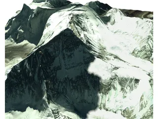 Mount Everest 3D Model preview