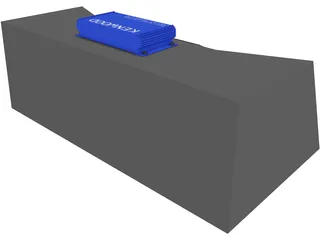 Kenwood Subwoofer 3D Model preview