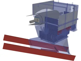 Chute de Descarga 3D Model preview