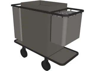 Maid Car 3D Model preview