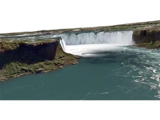 Niagara Falls 3D Model preview