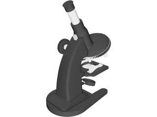 Microscope 3D Model preview