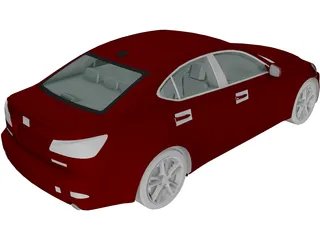 Lexus IS 350 (2006) 3D Model preview