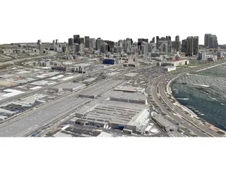 San Diego City 3D Model preview