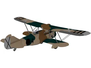 Fiat CR.32 3D Model preview