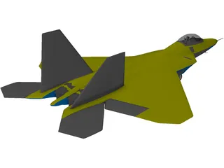 F/A-22 Raptor 3D Model preview