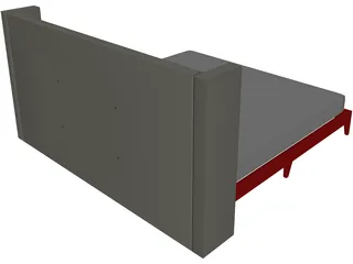 Mura Design Bed 3D Model preview