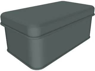 Box 3D Model preview