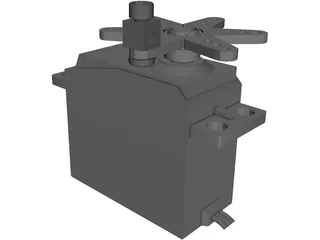 RC Servo Futaba 3003 3D Model preview