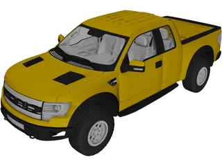 Ford SVT Raptor (2014) 3D Model preview