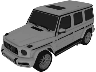 Mercedes-Benz G63 AMG (2019) 3D Model preview
