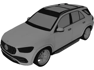 Mercedes-Benz GLE63 AMG (2019) 3D Model preview