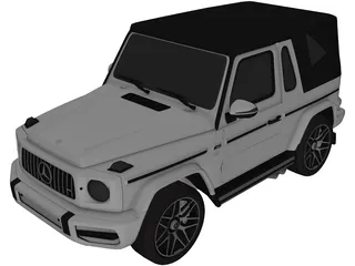 Mercedes-Benz G63 464 Cabrio (2019) 3D Model preview