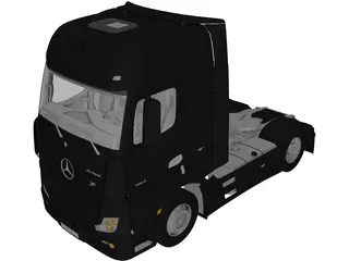 Mercedes-Benz Actros 3D Model preview