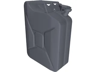 Jerry Can 20 Litres 3D Model preview