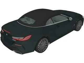 BMW M850i Convertible (2019) 3D Model preview