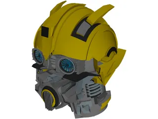 Bumblebee Head 3D Model preview