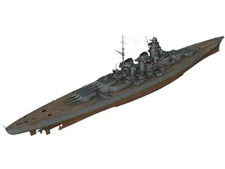 Grosser Kurfurst 3D Model preview