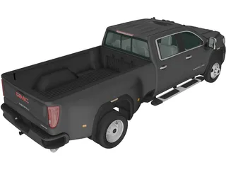 GMC Sierra 3500HD (2019) 3D Model preview