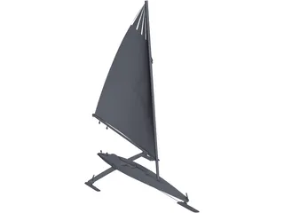 Iceboat DN-60 3D Model preview