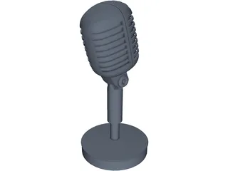 Shure 55 Microphone 3D Model preview