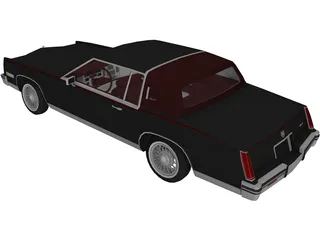 Cadillac Eldorado (1983) 3D Model preview