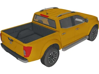 Nissan Frontier/Navara (2019) 3D Model preview