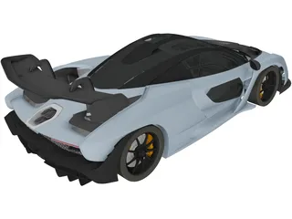 McLaren Senna (2019) 3D Model preview
