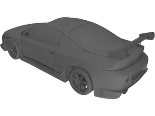 Mitsubishi Eclipse (1995) 3D Model preview