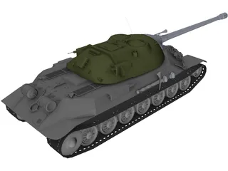 IS-7 3D Model preview