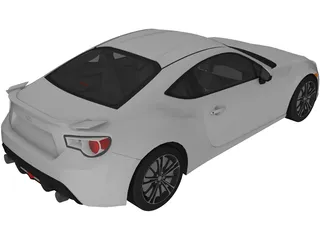 Toyota GT86 (2013) 3D Model preview