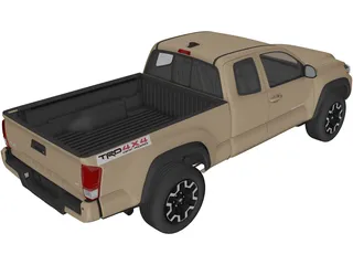 Toyota Tacoma TRD (2016) 3D Model preview