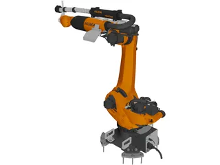 KUKA Quantec KR-120 R2700-2 3D Model preview