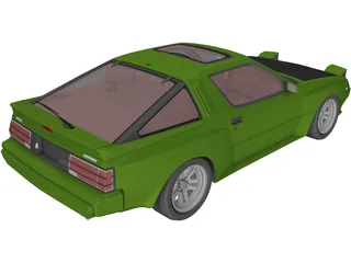 Mitsubishi Starion (1988) 3D Model preview