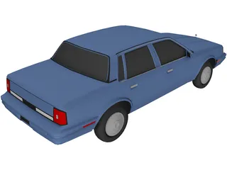 Oldsmobile Cutlass Ciera (1986) 3D Model preview