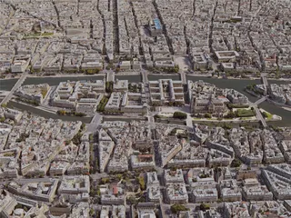 Paris City, France [24M] (2019) 3D Model preview