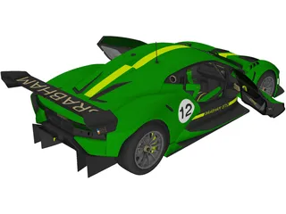 Brabham BT62 (2019) 3D Model preview
