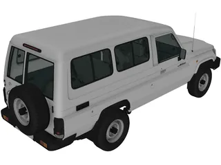 Toyota Land Cruiser (2010) 3D Model preview
