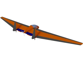 Fauvel AV-361 3D Model preview