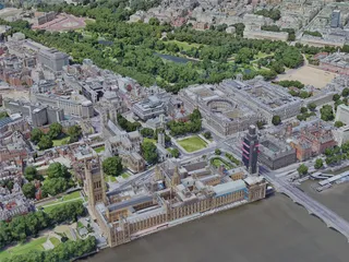 London City, UK (2019) 3D Model preview