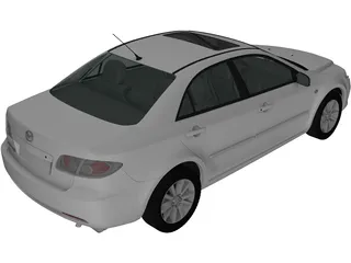 Mazda 6 Sedan (2002) 3D Model preview